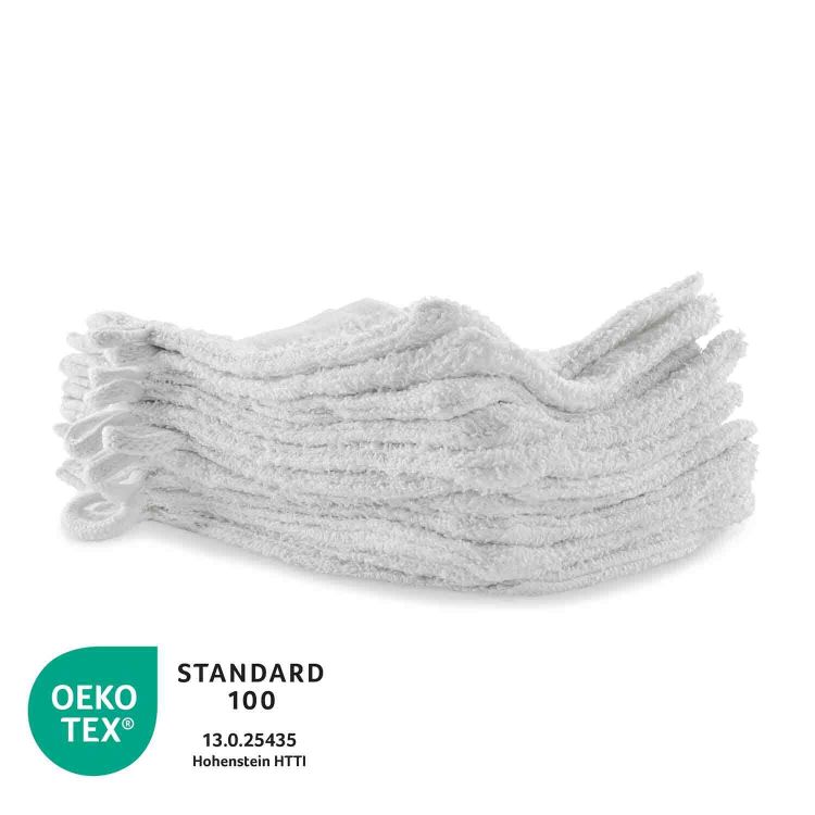 Walkfrottier Waschhandschuh weiss 16/21 cm, glatt