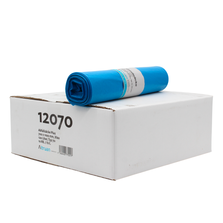 Altruan Abfallsäcke 120 Liter Typ 70, 12070 Premium, blau
