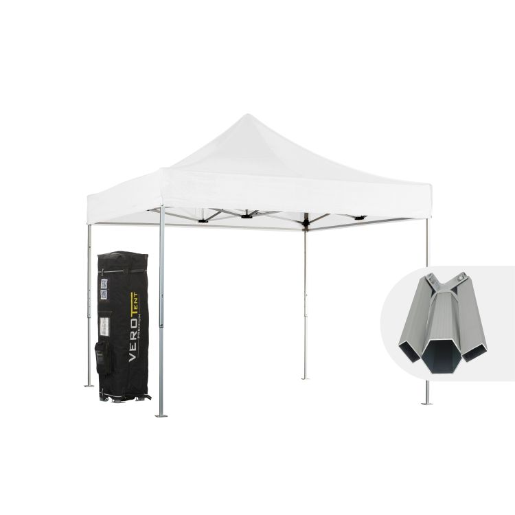 VeroTENT Faltpavillon 3x3m Budget50 mit Dach 