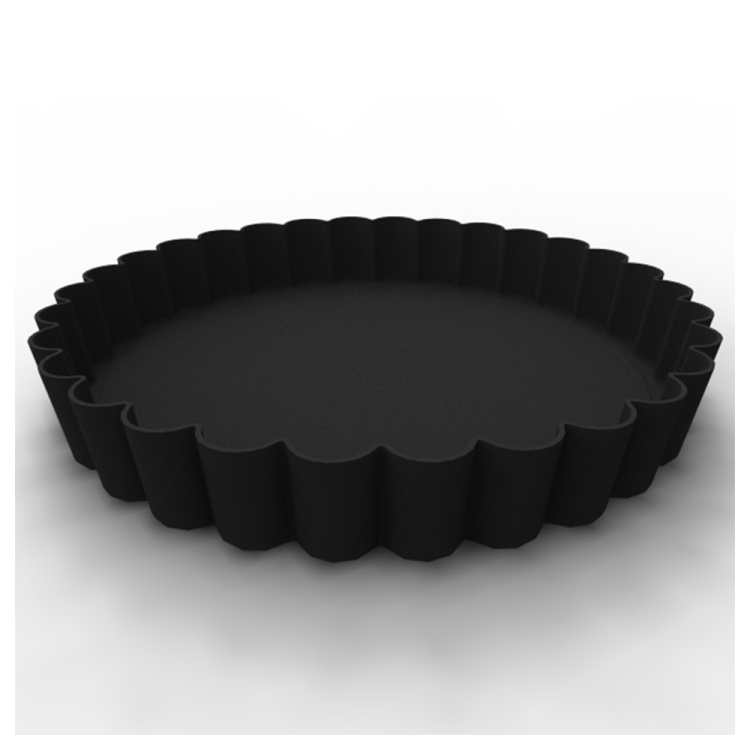 Tourtière Cannelée Fond Mobile Anti-Adhérent Ø280 Mm