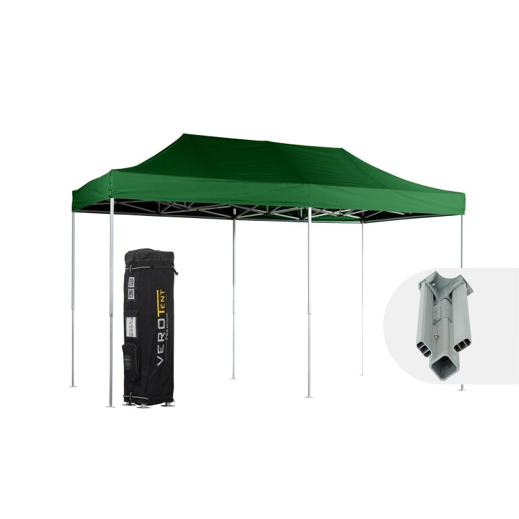 VeroTENT Faltpavillon 2x4m Classic mit Dach 