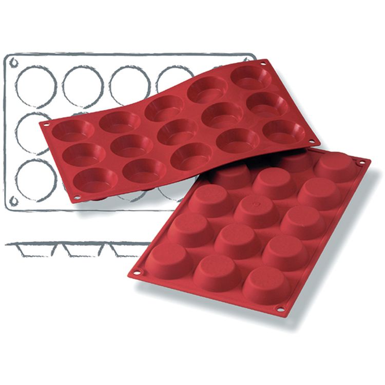 Moule à tartelette en silicone