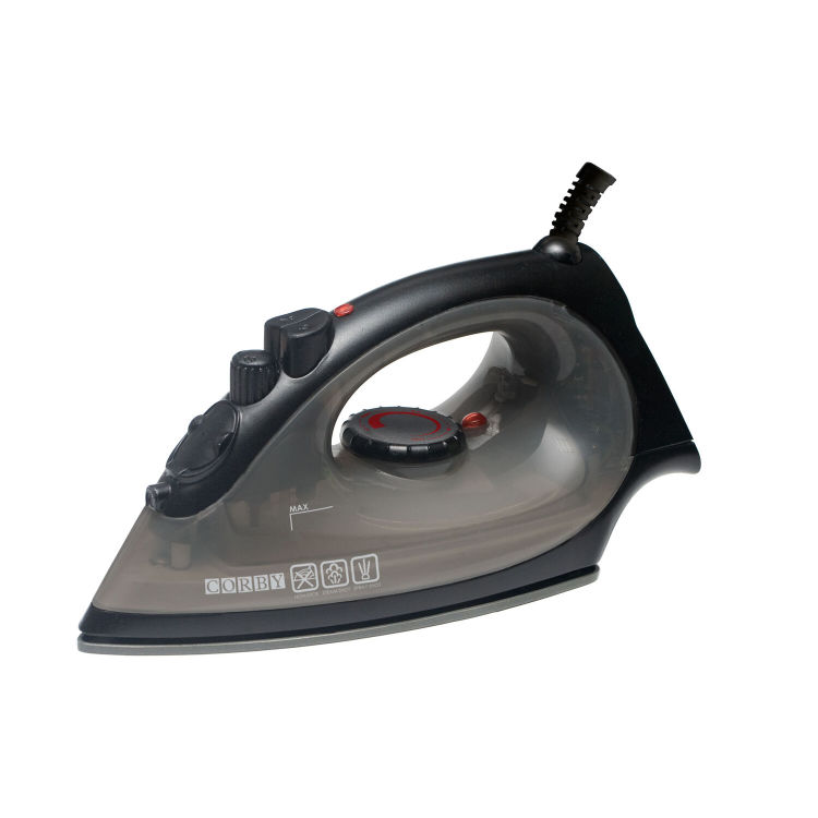 Ferro da stiro a vapore Corby Sherwood 1200W in Nero - Spina EU
