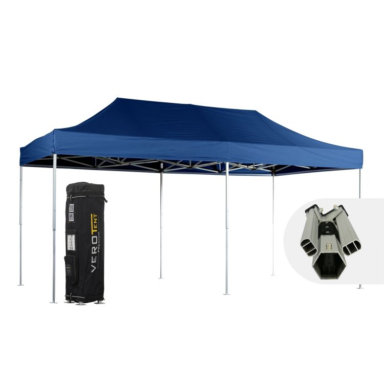 VeroTENT Faltpavillon 3x6m Luxea mit Dach