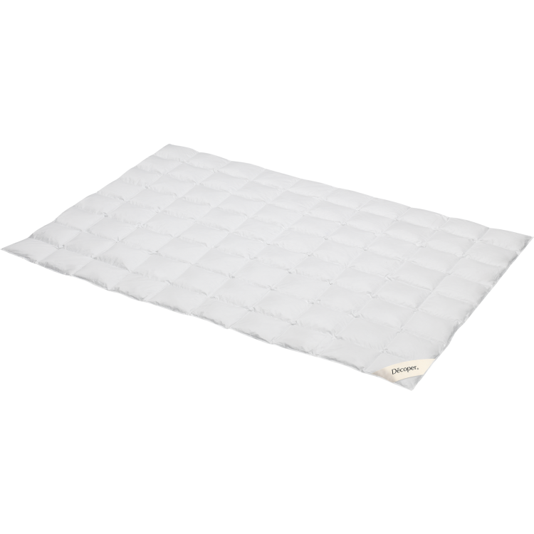 Decke Decoper ®, Füllung: 90% Daunen/ 10% Federn, Bezug: 100% Baumwolle. LEICHT