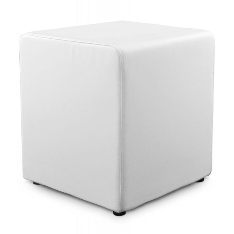 Hocker CUBE in Weiß
