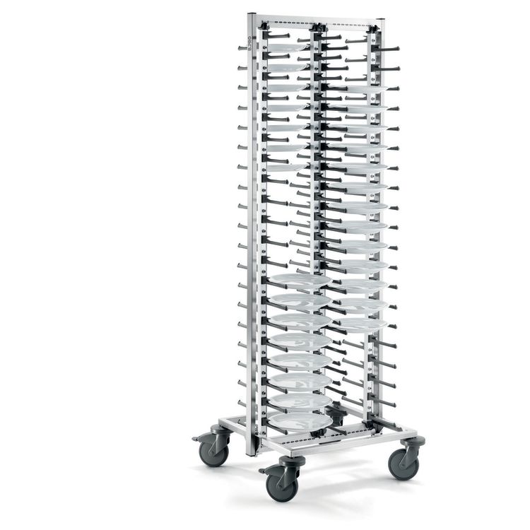 Tellerstapelsystem 80 Teller Rollen Kunststoff