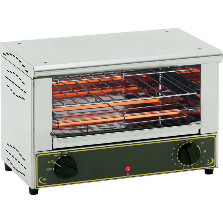 Salamandre ROLLER GRILL, un niveau, 150 toasts/h, dimensions 450 x 285 x 305 mm (LxPxH)