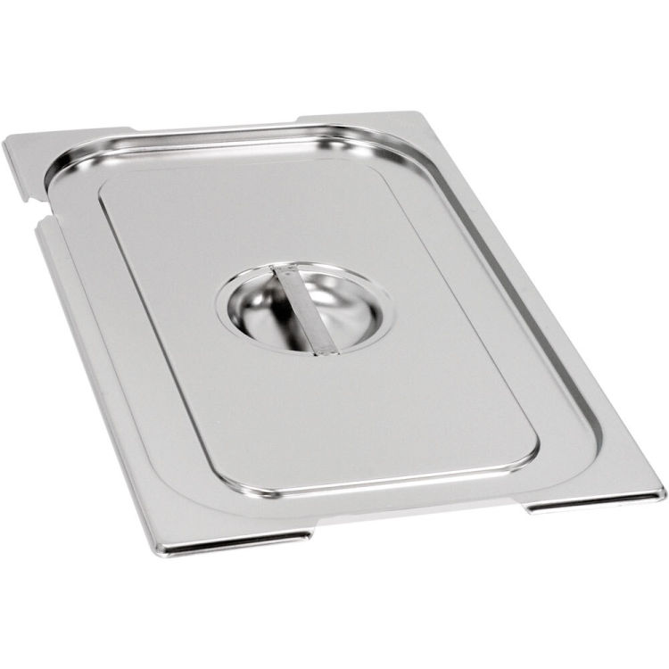 Stalgast GN-Deckel, Serie Basic, GN 1/4 mit Aussparung für Fallgriffe