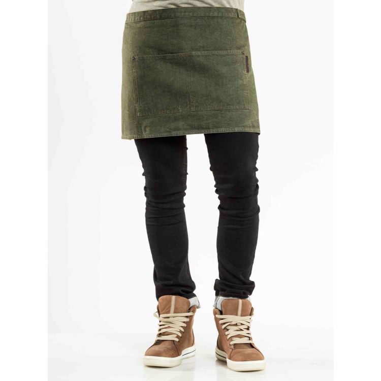 Bistroschürze Base Green Denim W80 – L40