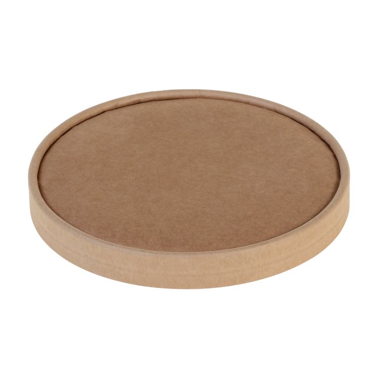 Deckel aus Karton Kraft braun