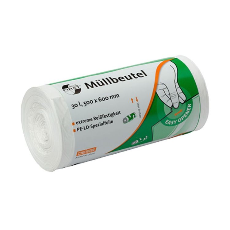 Deiss Müllbeutel First Plus - LDPE Premium 50Stk./Rolle