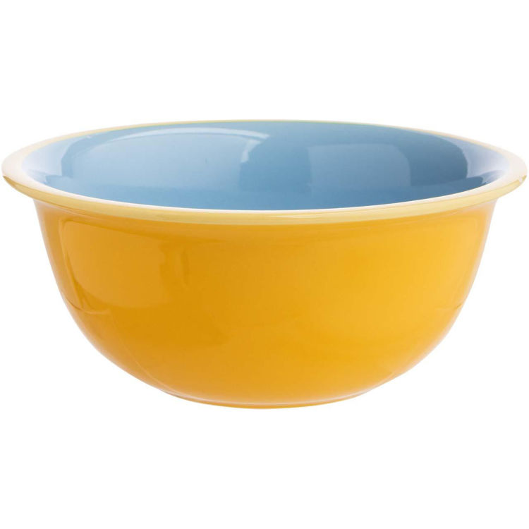 Schüssel 'YELLOW CANDY' gelb/blau