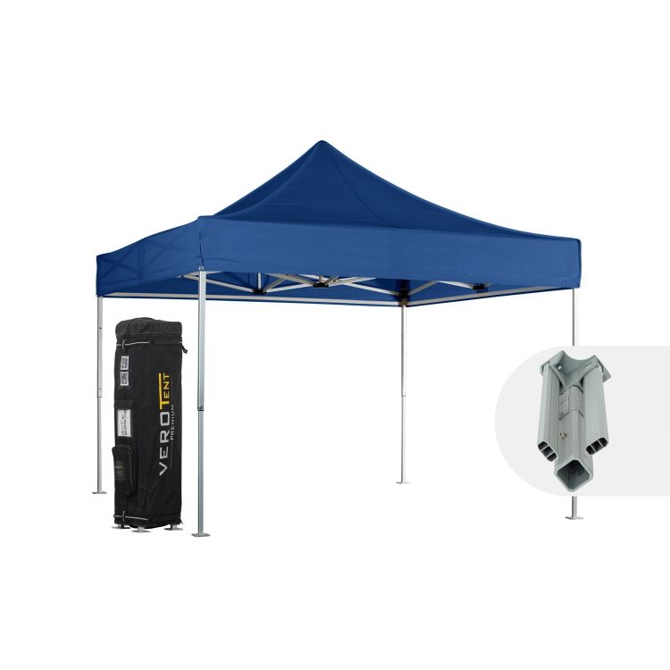 VeroTENT Faltpavillon 4x4m Classic mit Dach 