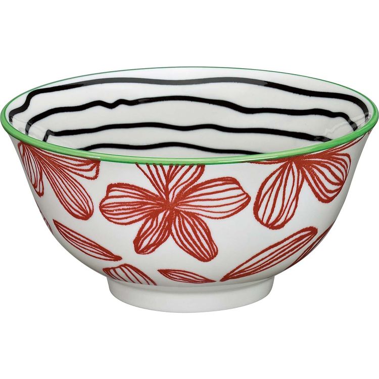 Schüssel 'Floral' aus Porzellan, Ø 15,5 cm