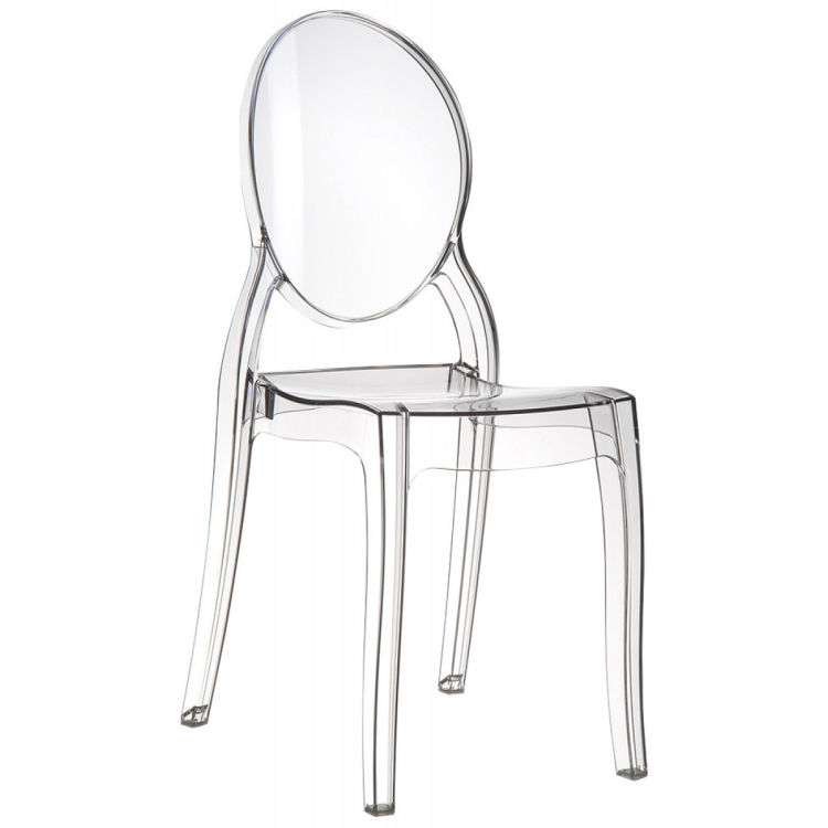 Transparenter MedaillonStuhl ELIZA