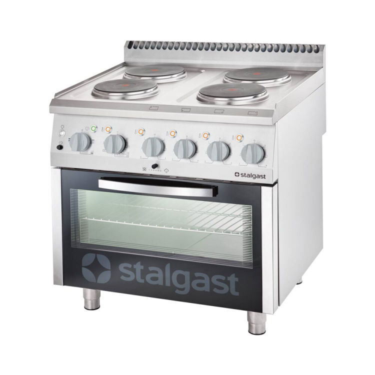 Elektro-Herd mit Backofen (GN 2/1) Serie 700 ND - 4-Platten  (4x2,6)