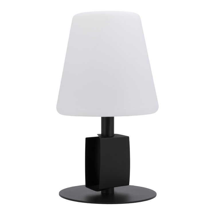 Kabellose LED-Tischlampe Michelle – Innen/Außen – Magnetisches Ladekabel und 3 Kreidetafelschilder inklusive
