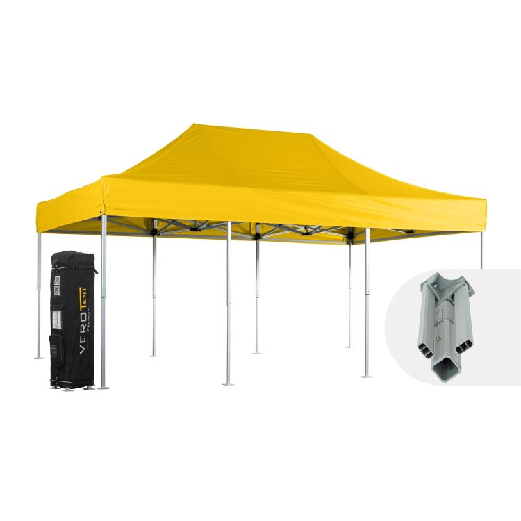 VeroTENT Faltpavillon 4x6m Classic mit Dach  8 Standbeine