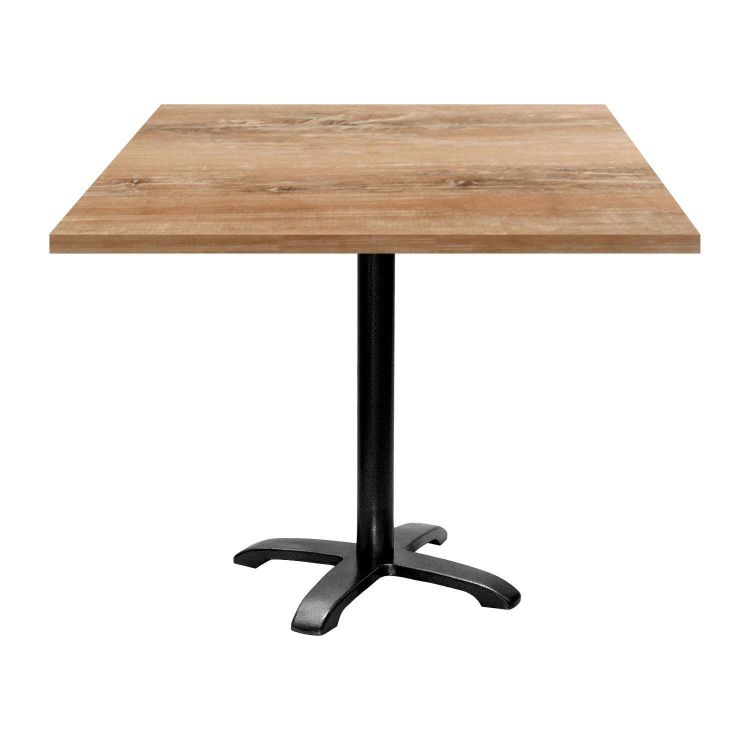 Tisch Bazila quadratisch - Dekor Holz