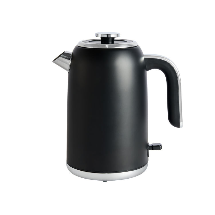 Bollitore 1.8L (Hertford / SD-259B) in nero & acciaio - Spina EU