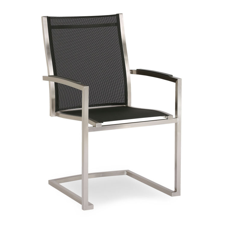 Chaise Marbella avec accoudoirs, Ergotex
