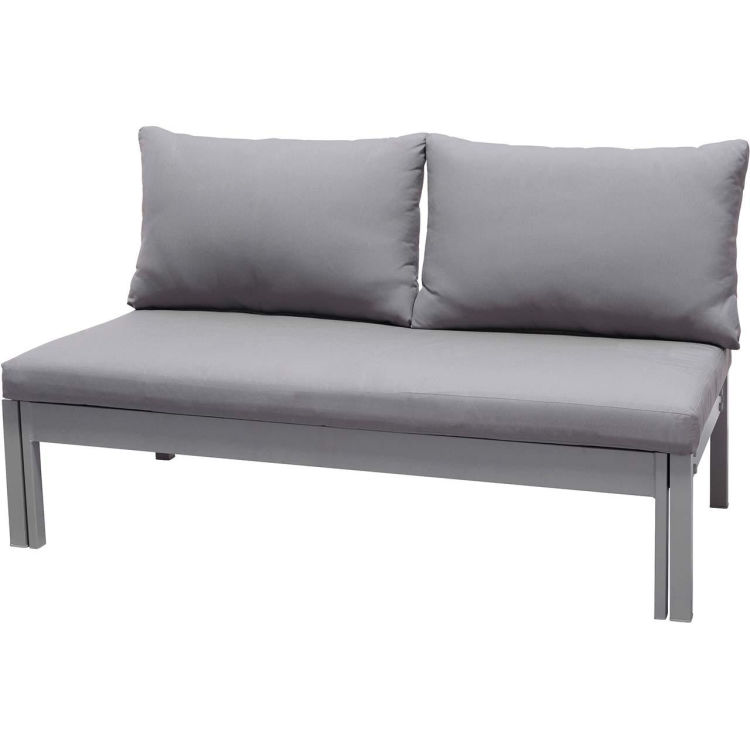 Gartensofa 2-Sitzer 'Barcelona', ausziehbar zur Liege