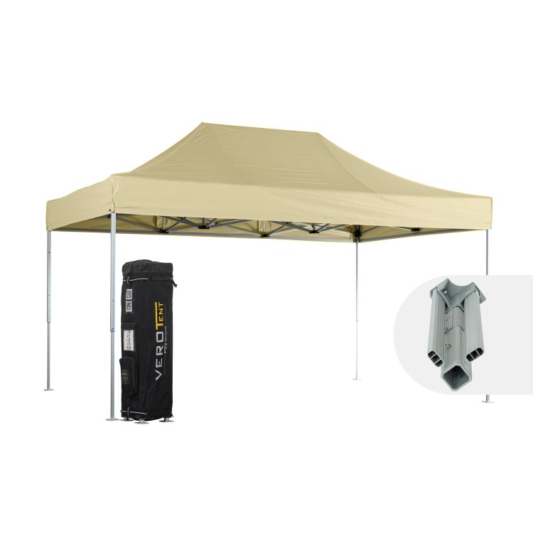 VeroTENT Faltpavillon 3x4,5m Classic mit Dach 