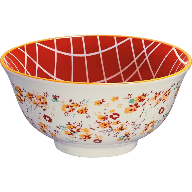 Schüssel 'Blumen' aus Porzellan