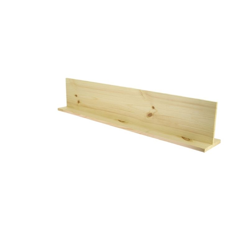 Venicia Reglette Support Bois Pin Vernis Transparent 74X11.5X15 Fsc
