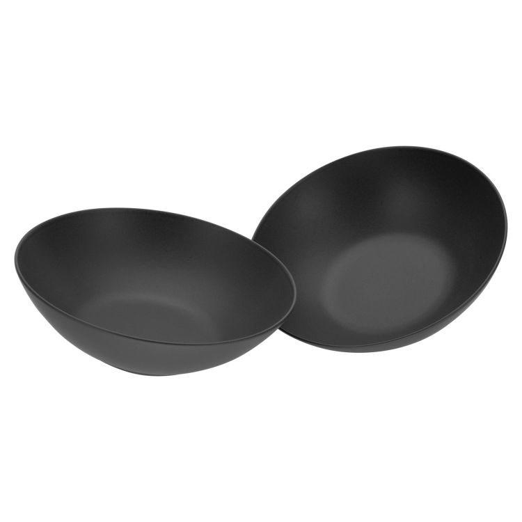 Soft Touch Black -  Salatset 2-tlg