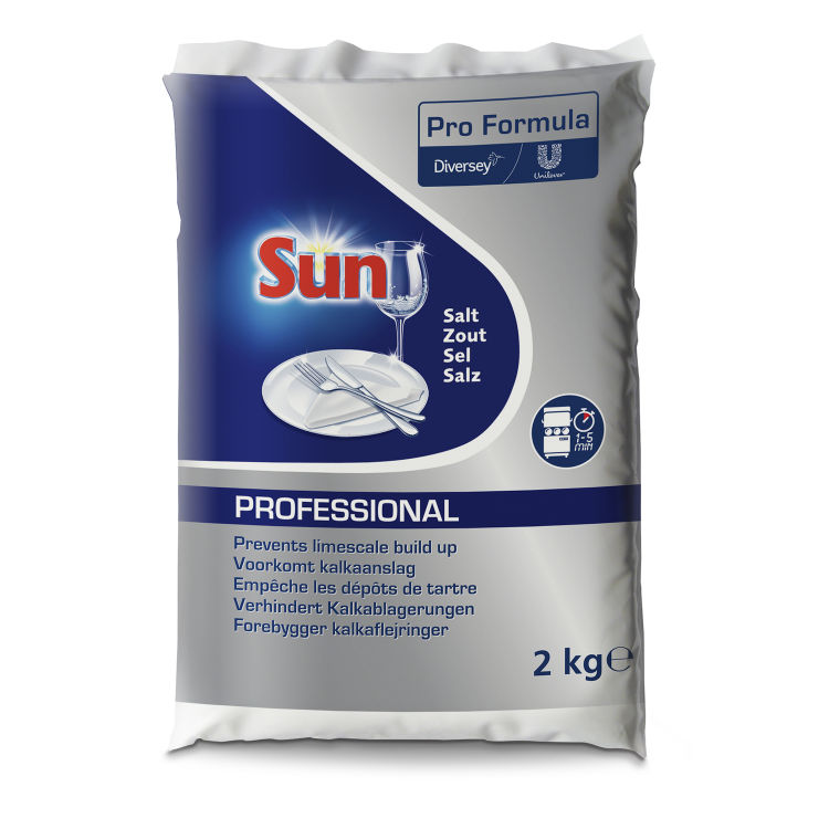Sun Professional Salz, Grobkörniges Regeneriersalz für die Spülmaschine