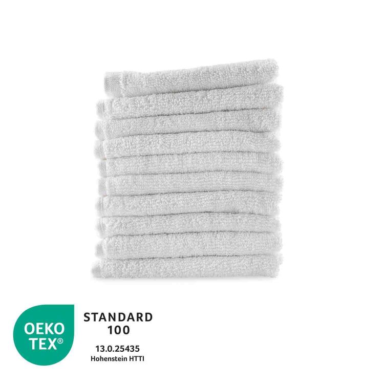 Seiflappen ca. 30/30, ca. 400g/qm, weiß