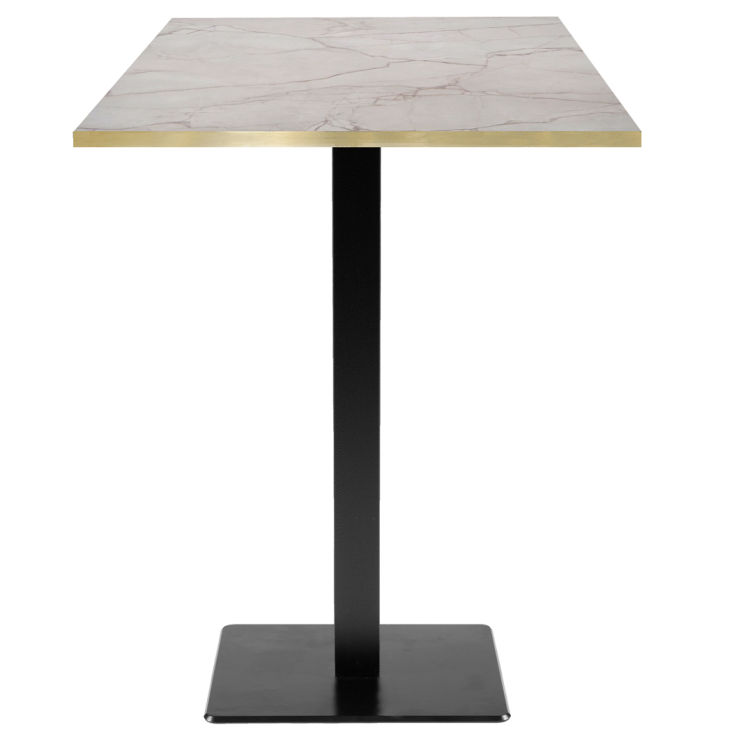 Stehtisch Milan mit farbigen Kanten