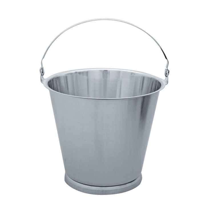 Seau en acier inoxydable