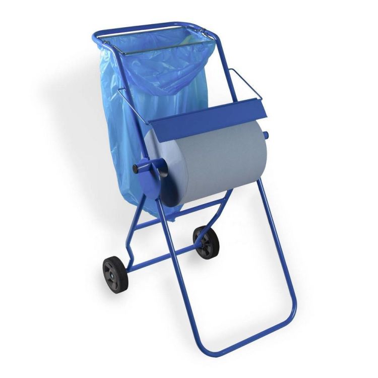 Putzrollen-Spender, Bodenständer, Metall, 60 cm