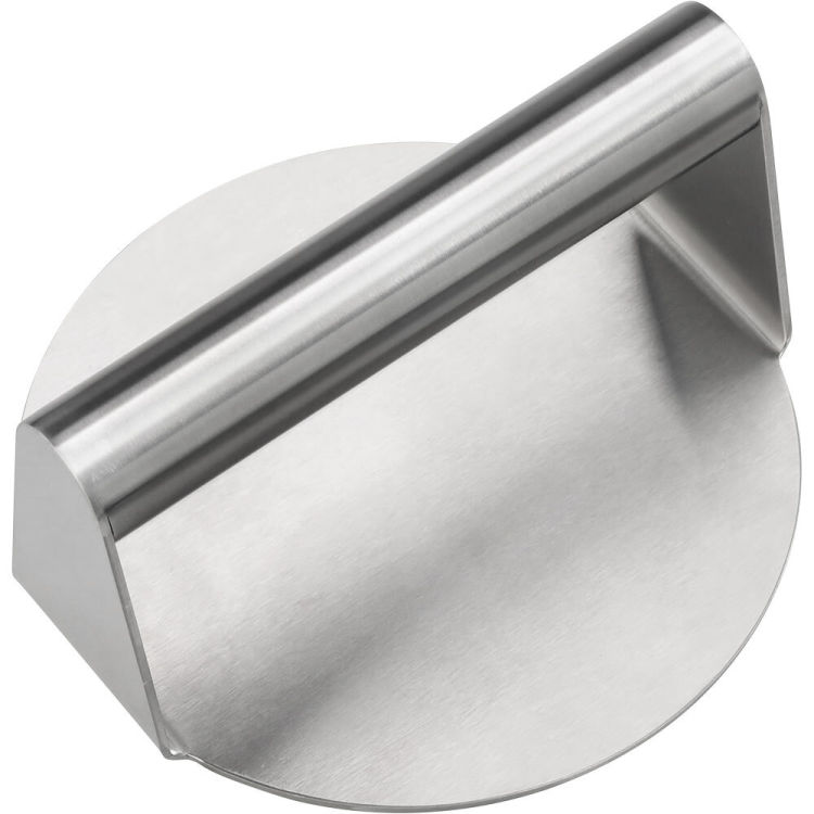 Presse à burger, ronde, acier inoxydable 140x73 mm (DxH)