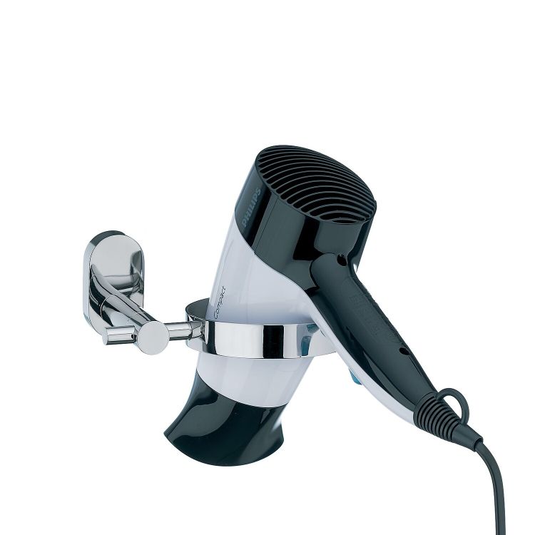 Föhnhalter Lucido Edelstahl 18/10 silber glänzend
