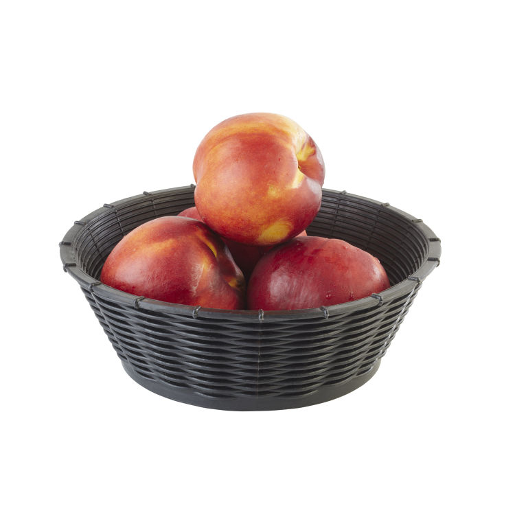 Brot- und Obstkorb Wicker-Look rund Wicker-Look rund