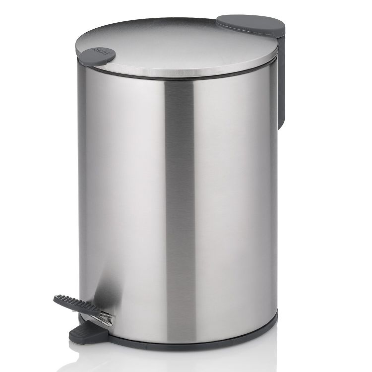 Kosmetikeimer Mats Edelstahl matt Sil. Close