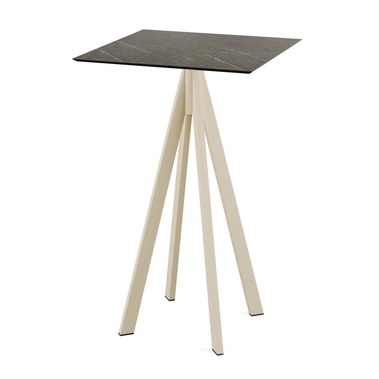 Mange-debout Infinity 70x70 cm, piètement sable