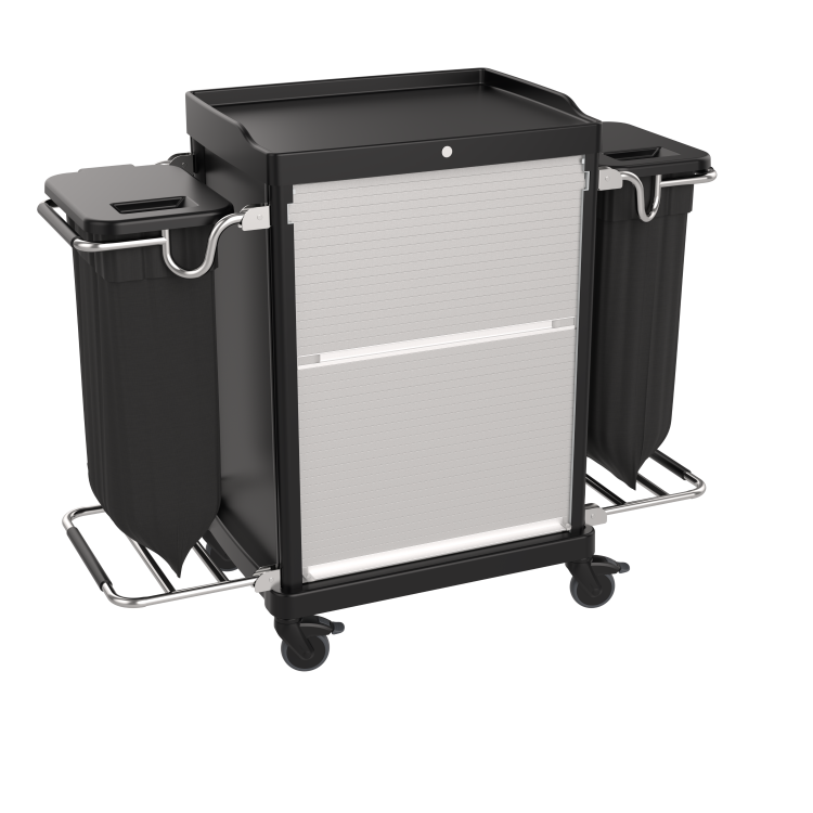 Carrello housekeeping con tapparella V6
