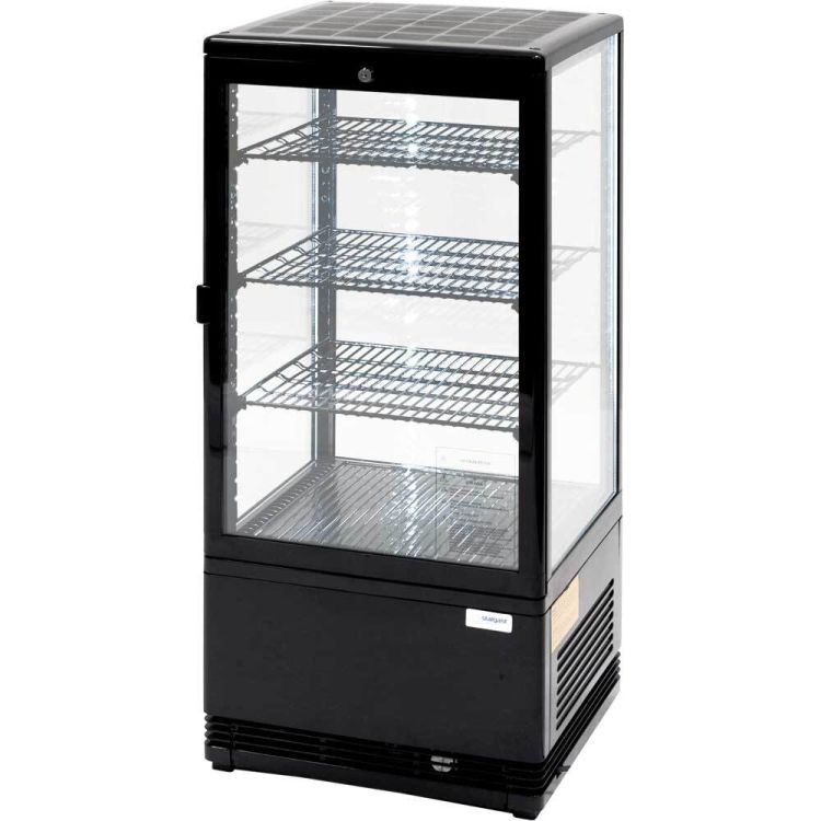 Vitrine réfrigérée PAN4L avec froid ventilé, 78 litres