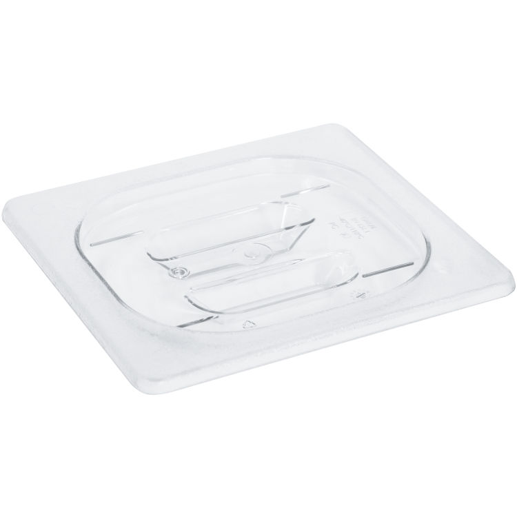 Couvercle pour bac GN 1/6 en polycarbonate