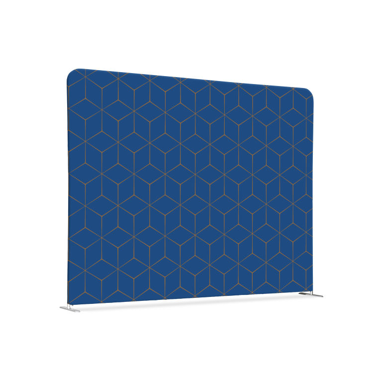 Textil Raumteiler Doppel Hexagon