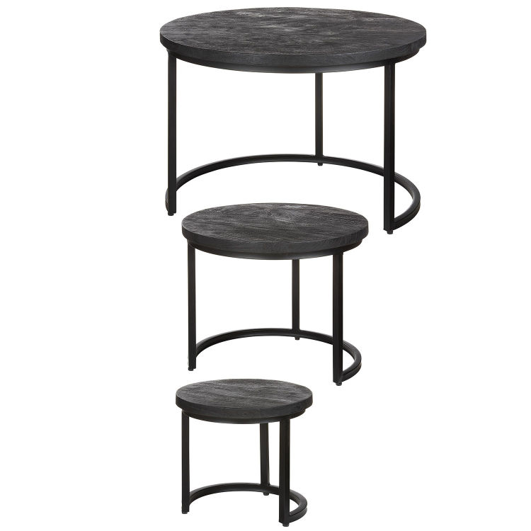 Tisch Set Nero 3er Set