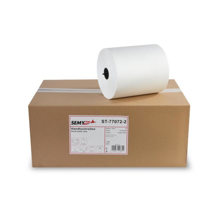 Semytop Handtuchrolle mit Adapter, 2-lagig, 6 Rollen