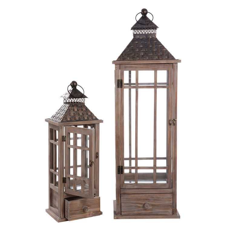 Laterne Lineare 2er Set