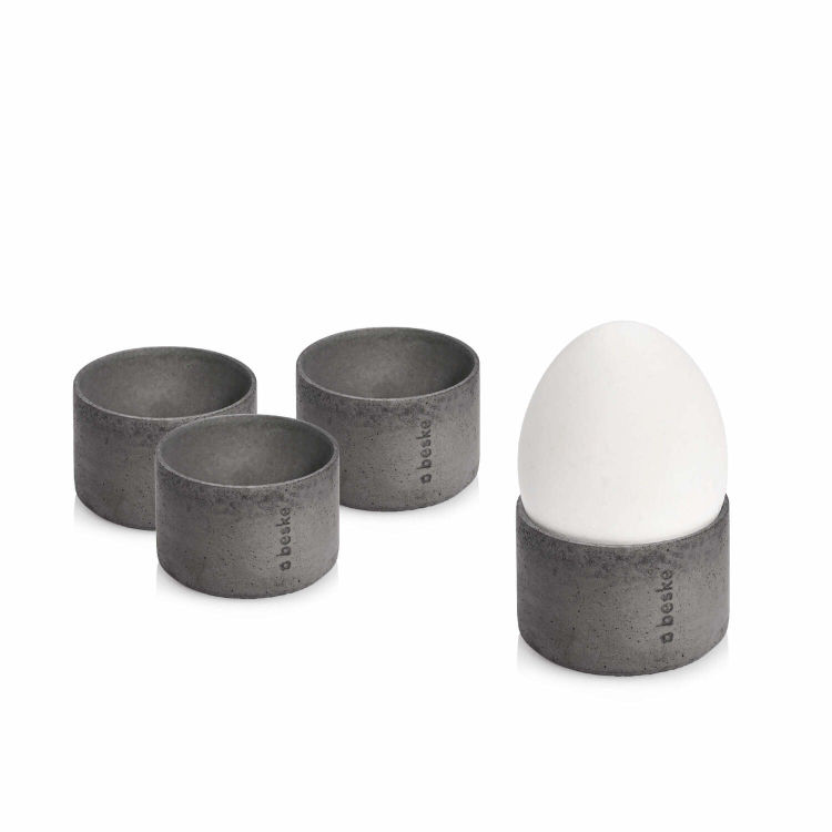 Eierbecher Capa Magna (hellgrau) H= 4 cm