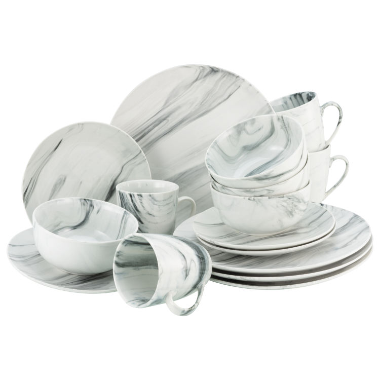 Marmor - Kombiservice 16-tlg